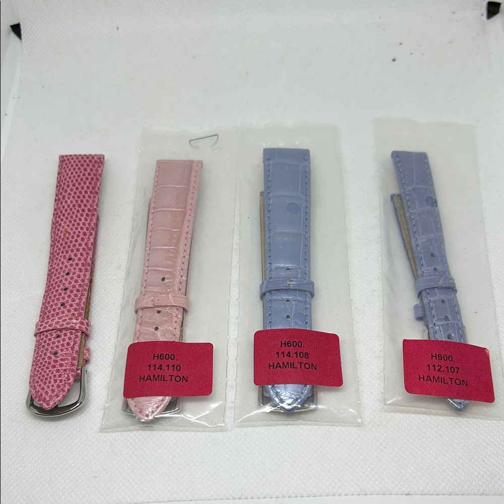 Hamilton Crocodile & Lizard Watch Bands with Stainless Steel Buckles